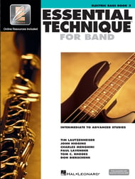 Essential Technique for Band Electric Bass band method book cover